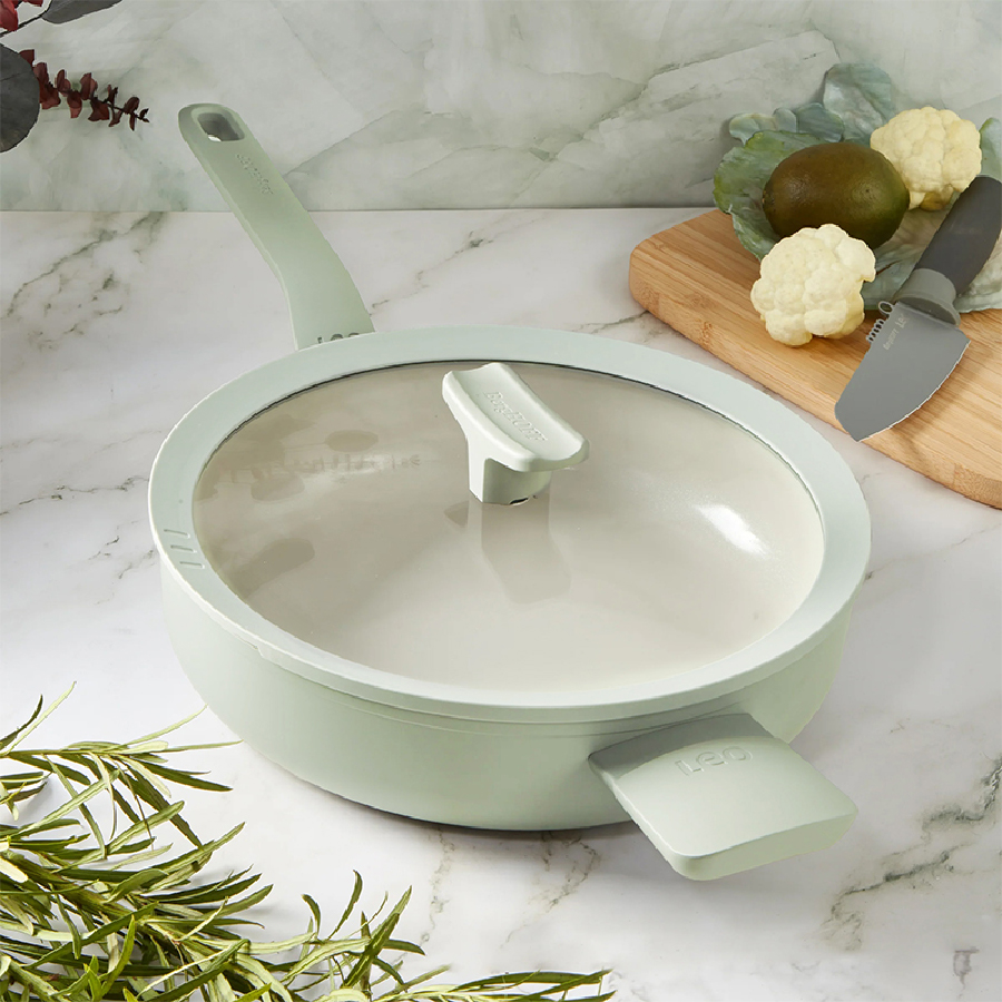 หม้ออะลูมิเนี่ยมเคลือบเซรามิค BergHOFF Non-stick 26ซม. Balance Sage 3950449_4